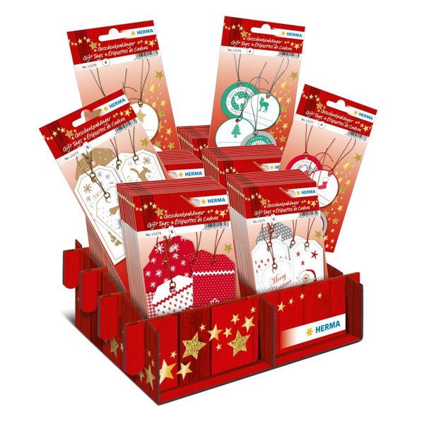 Display Geschenkanhänger Weihnachten 60 Pack