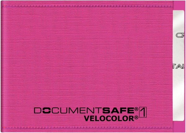 Document Safe 1, Schutzhülle passend für eine Karte, pink, geeignet