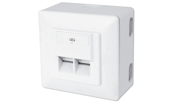 Dose Cat.6 Netzwerk Zubehör AP 2xRJ45 Digitus DN-9006-N Dose Cat.6 Netzwerk Zubehör AP 2xRJ45 Digitus DN-9006-N