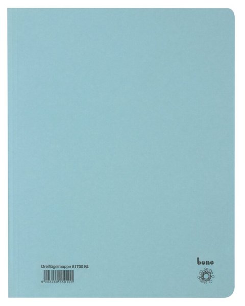 Dreiflügelmappe, A4, 250g/m2, blau