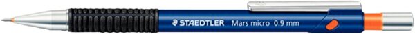 Druckbleistift Marsmicro 0,9 mm blau, mit ISO-Code