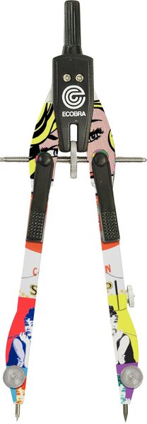 Schnellverstell-Zirkel New Master Pop Art, Druckhebelsystem,