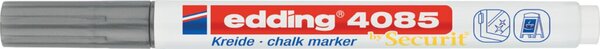 Kreidemarker 1-2 mm, silber non permanent, Rundspitze