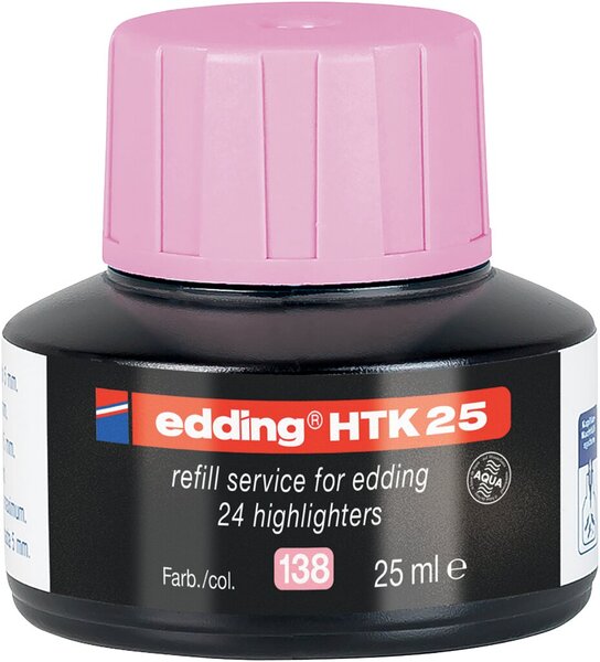Nachfülltine HTK 25 pastellrosa Inhalt: 25 ml