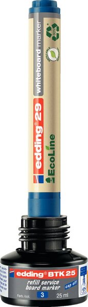 EDDING Nachfülltusche BTK 25, für: Boardmarker, Schreibf.: blau (4-BTK25003)