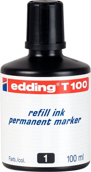 EDDING Nachfülltusche T 25 und T 100/4-T100001 schwarz Inh.100ml