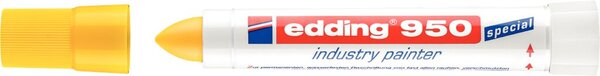 EDDING Permanentmarker 950 Gelb (4-950005)  Strichbreite 10mm