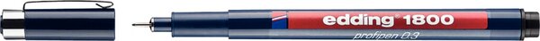 EDDING Profipen Edding E-1800 Schwarz Spitzform 0.35 mm (max) 1 St.