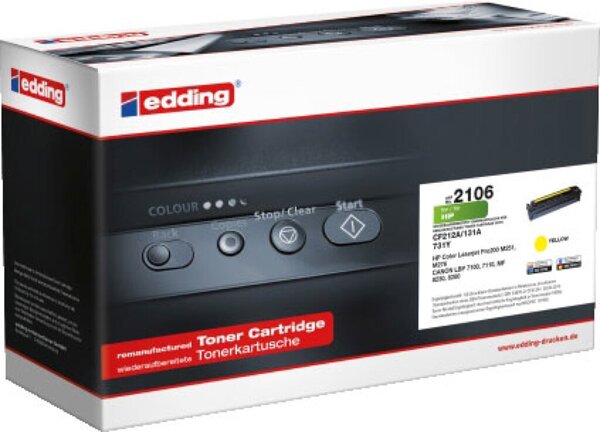 EDDING Ton. ers.HP CF212A-131A (18-2106)