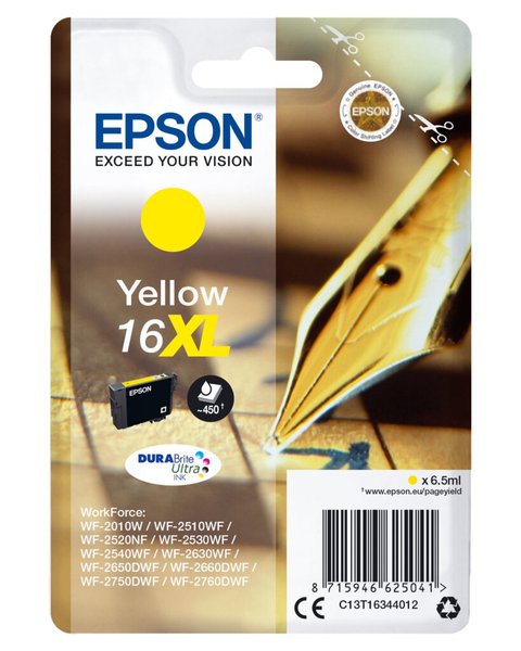 EPSON 16XL XL Gelb Tintenpatrone