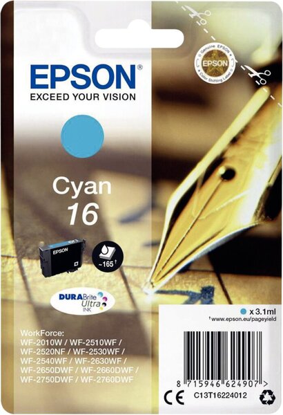EPSON 16 Cyan Tintenpatrone
