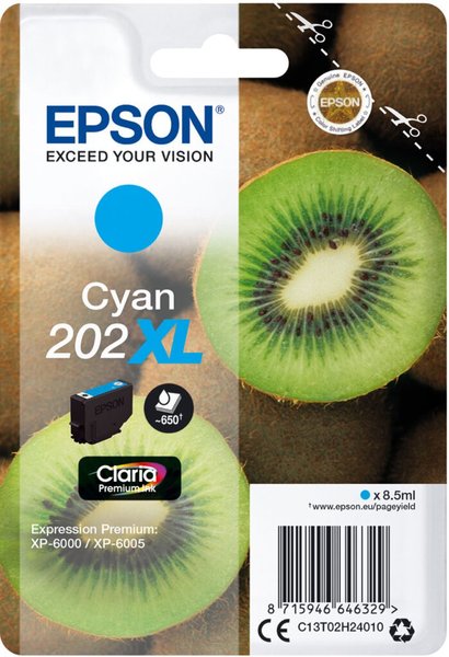 EPSON 202XL Cyan Tintenpatrone