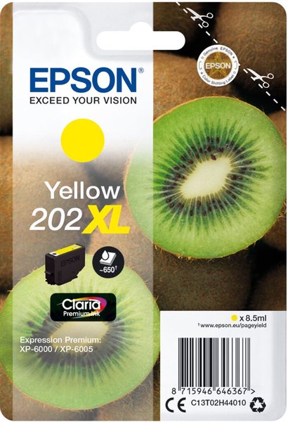 EPSON 202XL XL Gelb Tintenpatrone