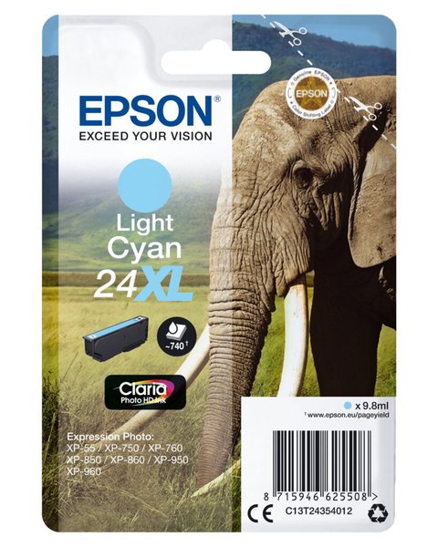 EPSON 24XL XL Cyan Tintenpatrone