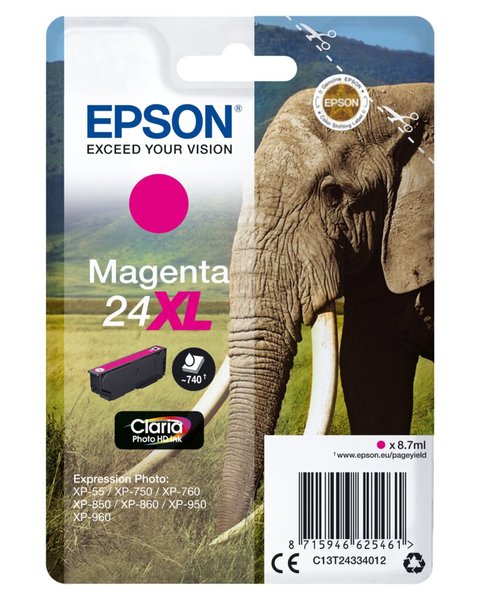 EPSON 24XL XL Magenta Tintenpatrone