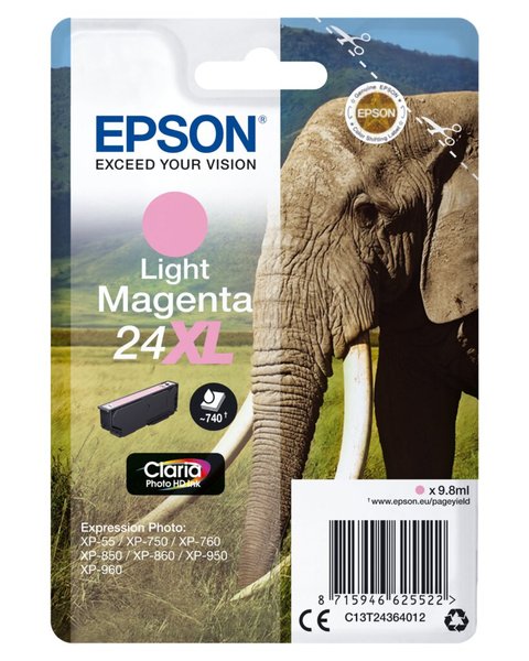 EPSON 24XL XL hell Magenta Tintenpatrone