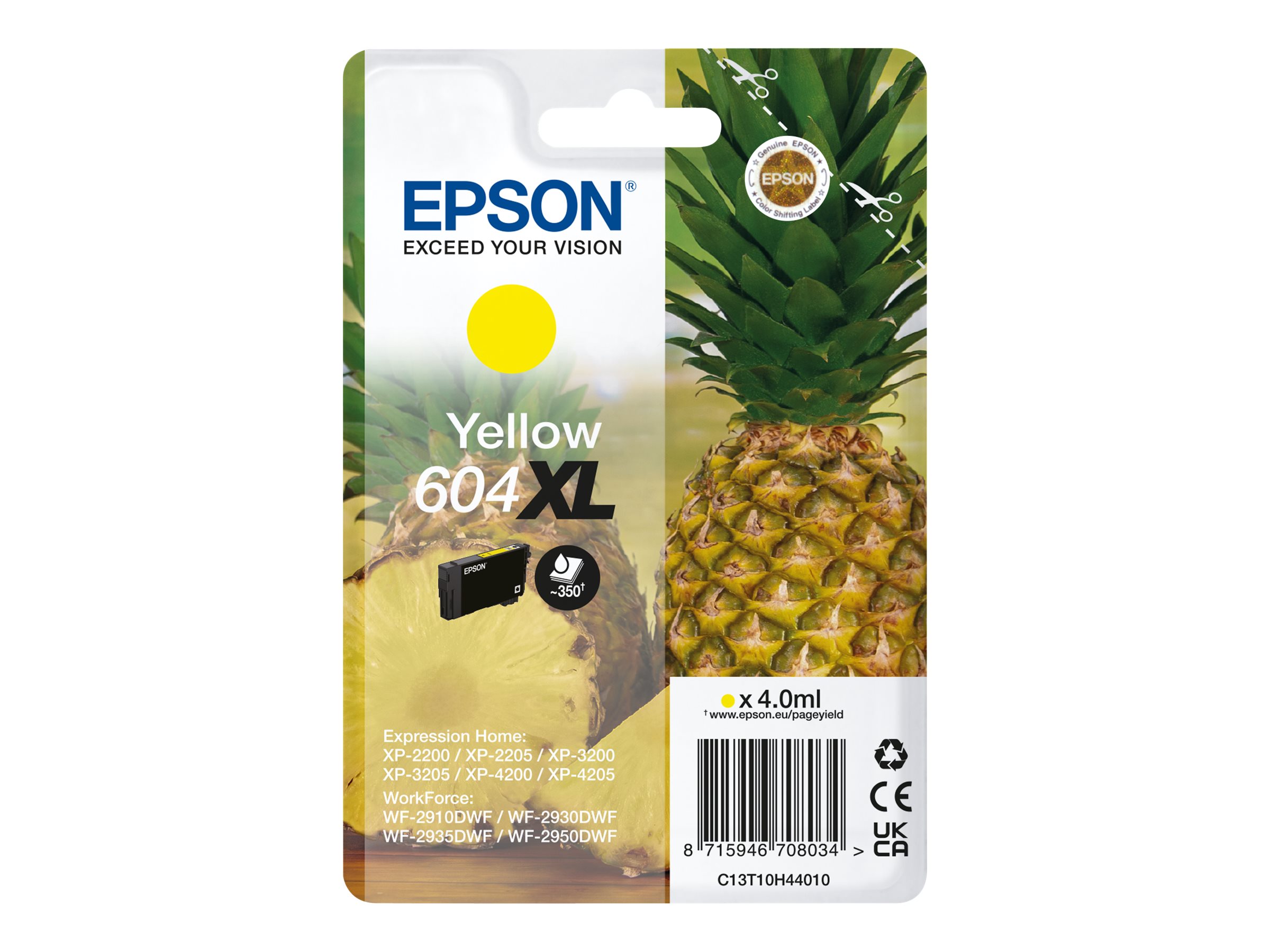 EPSON Ink/604XL 603XL Starfish 4.0ml YL