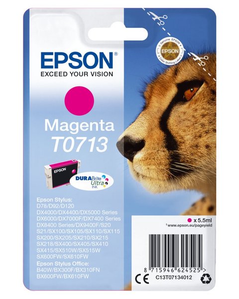 EPSON T0713 Magenta Tintenpatrone EPSON T0713 Magenta Tintenpatrone