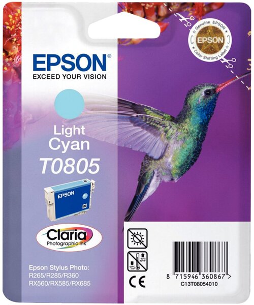 EPSON T0805 hell Cyan Tintenpatrone