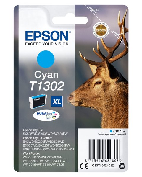 EPSON T1302 Cyan Tintenpatrone