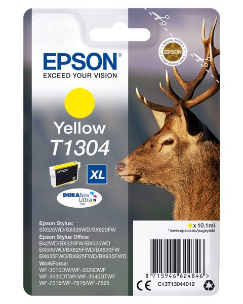 EPSON T1304 Größe XL Gelb Tintenpatrone