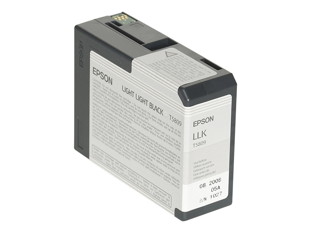 EPSON T5809 Light Light Black Tintenpatrone