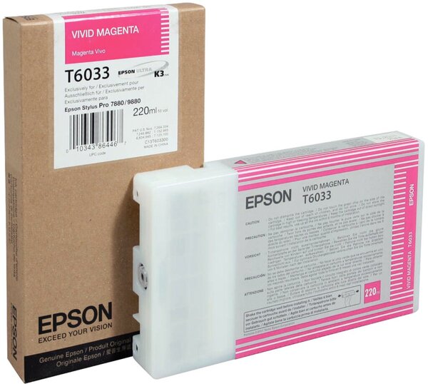 EPSON T6033 Vivid Magenta Tintenpatrone
