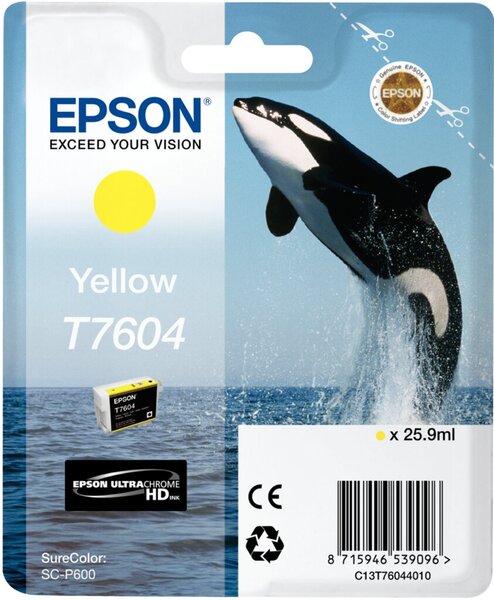EPSON T7604 Gelb Tintenpatrone