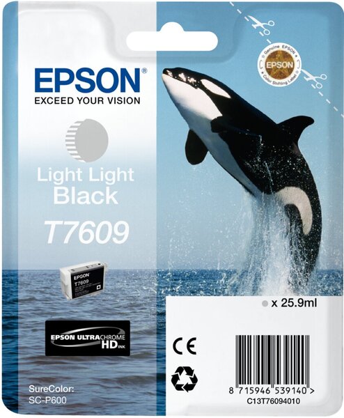 EPSON T7609 Light Light Black Tintenpatrone