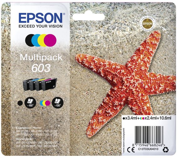 EPSON Tinte Multip.  1x3.4ml/3x2.4ml