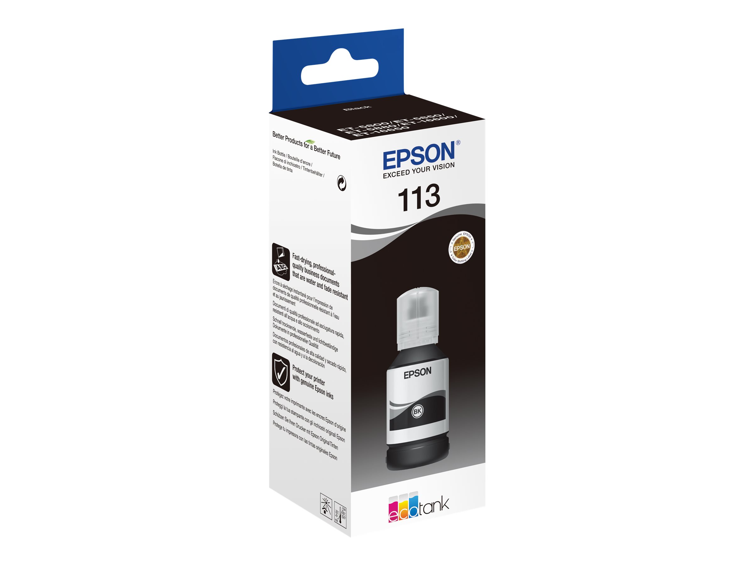 EPSON Tinte schwarz            127ml