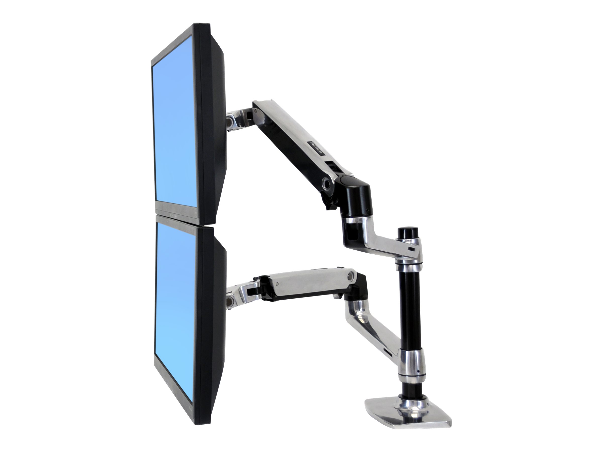 ERGOTRON LX redesign Dual Arm pole mount 2 TFT oder 1 TFT und 1 Notebook Arm pl