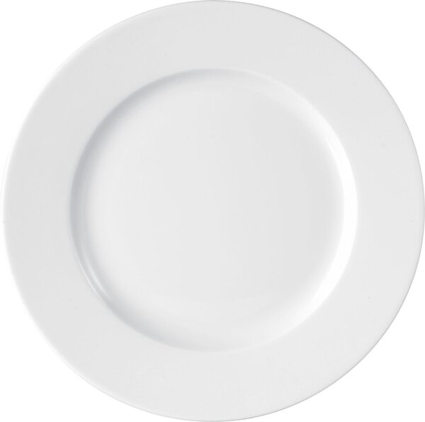6-tlg. Set Dessertteller ISTA aus weißem Porzellan, 21 cm