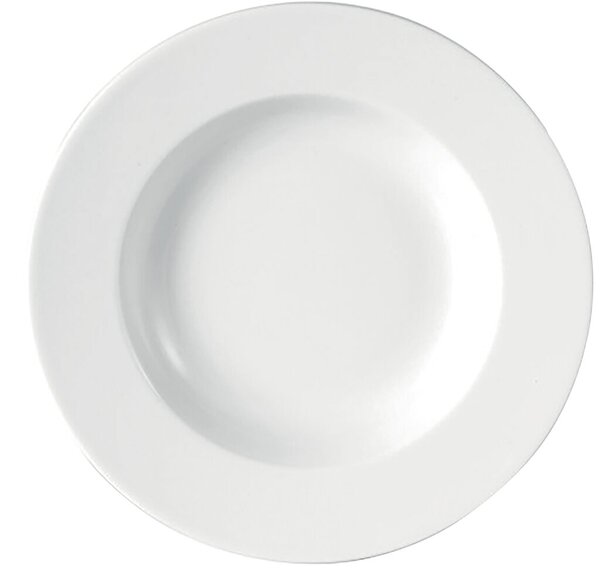 6-tlg. Set Suppenteller ISTA, 22,5 cm, tief, aus weißem Porzellan