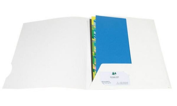 EXACOMPTA Präsentationsmappe CHROMO LUX, DIN A4, weiß (8701146)