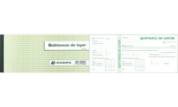 EXACOMPTA Rechnungsbuch für Mietver trag, 50 Blatt (332191400)