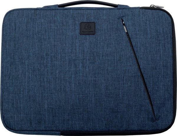 Exacompta Laptophülle Business Kunstfaser blau bis 40,6 cm (16 Zoll)