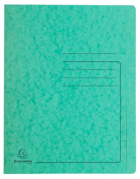 Schnellhefter Colorspan 355g, A4, grün mit Beschriftungsfeld, für 350 Blatt