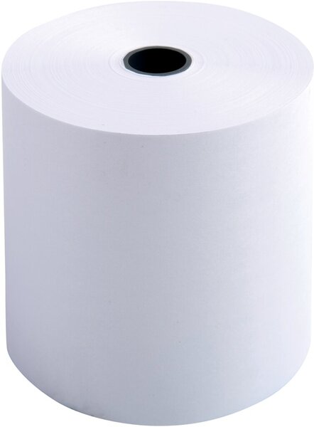 Addirolle 70 mm x 40 m, 1-lagig, weiß Durchmesser 70 mm, für Rechenmaschinen