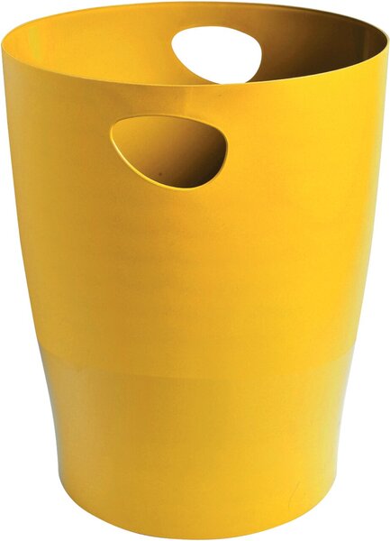 Papierkorb ECOBIN Bee Blue, safran 15l, mit Griffen
