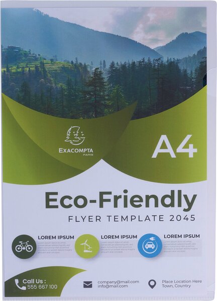 Aktensichthülle DIN A4, recycling PP 120µ 100 Stück