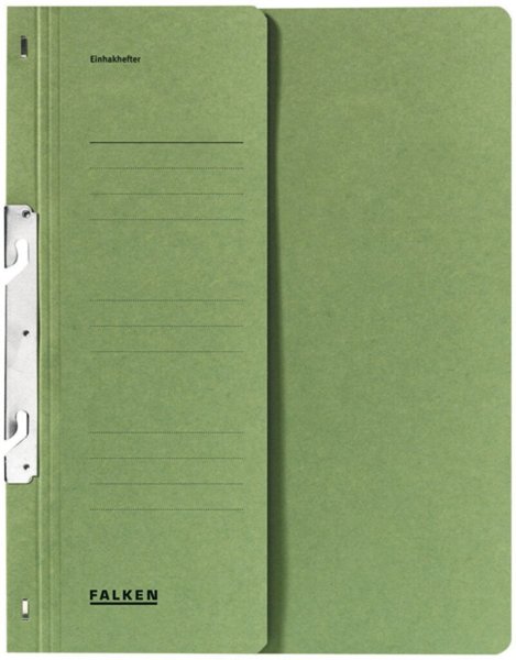 Einhakhefter A4 250g Manila-RC-Karton 100% Recycling mit blauer Engel