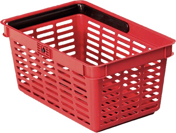 Einkaufskorb mit großem Tragegriff stapelbar, Griff klappbar,19 Liter