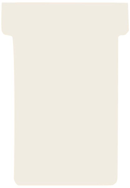 Einsteckkarten, 47x15mm, cremeweiß 170 g/qm, Größe 1