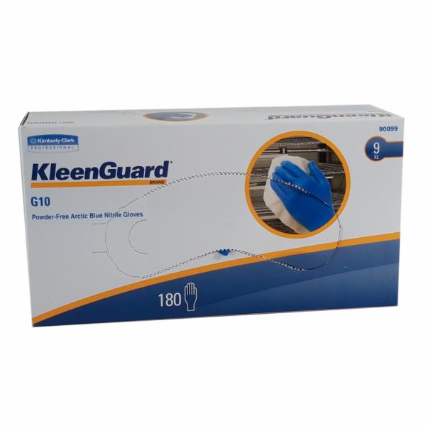 Einweghandschuhe Nitril puderfrei, "KLeen Guard® G10 Arctic", 180 Stück/Box | Größe XL <br>Schutzhandschuhe, 24 cm, AQL 2,5,  beidhändig tragbar