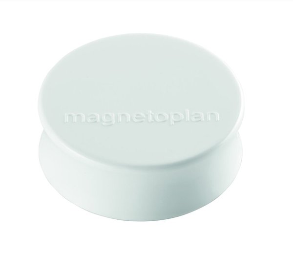 Ergo-Magnete Large, 34mm, weiss Haftkraft 2000g