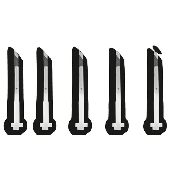 Ersatzklingen 45ø Druckknopf 5 Stüc 