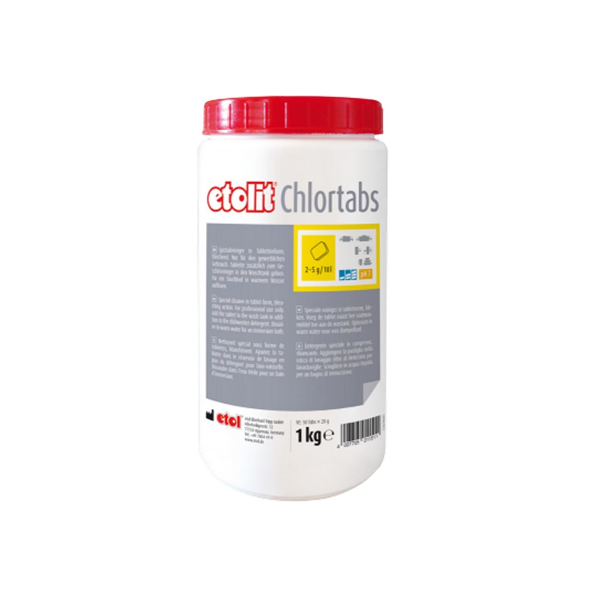 Etolit Chlortabs | 1 kg <br>Spezialreiniger in Tablettenform