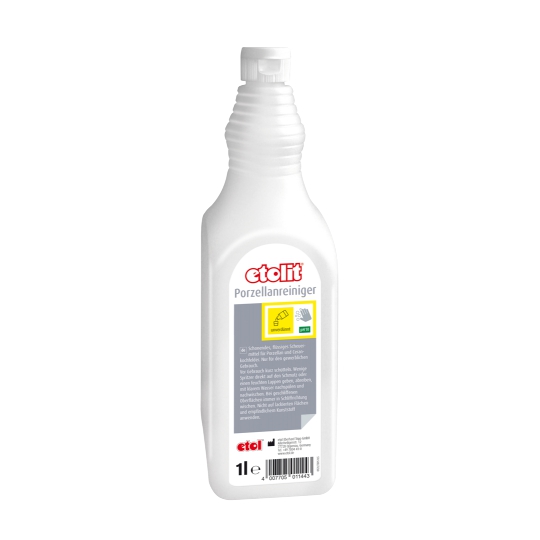 Etolit Porzellanreiniger | 1 Liter flüssiges, schonendes Scheuermittel Etolit Porzellanreiniger | 1 Liter flüssiges, schonendes Scheuermittel