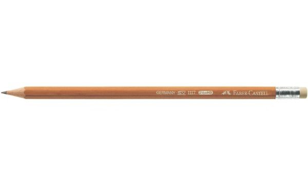 FABER-CASTELL Bleistift 1117, sechs eckig, Härtegrad: B (5652352)